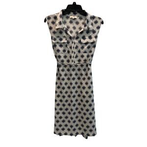 LOFT Blue and White Mini Dress